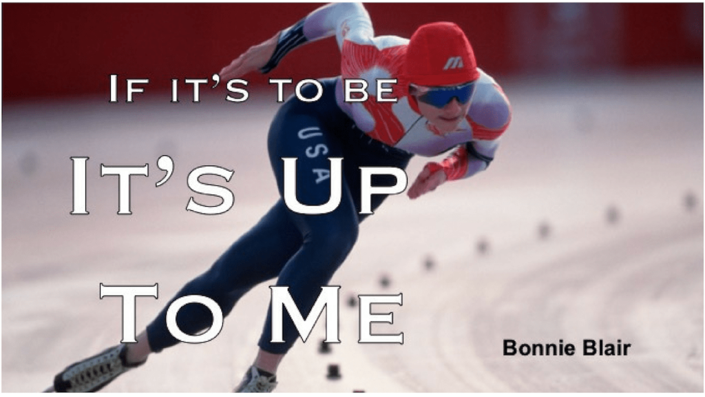 Olympic athlete Bonnie Blair